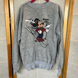 Vintage‎ Boyne USA Mickey Mouse Sweatshirt Big Kids Sz XL